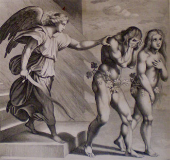 Michael expels Adam and Eve from Paradise