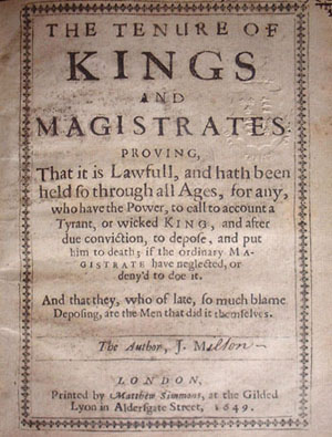 Tenure of Kings and Magistrates
