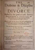 Doctrine and Discipline of Divorce