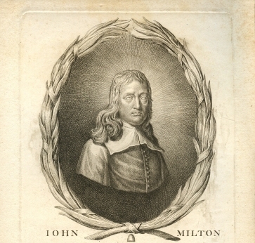 J.B. Cipriani (1727-1785), Commissioned by Thomas Hollis (1720-1774) Liberty Print of John Milton From A Portfolio of Prints donated by Thomas Hollis, Ee.b.2.