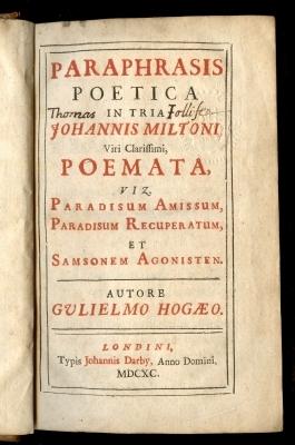 Hog's Latin translation of Milton