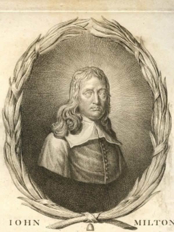 J.B. Cipriani (1727-1785), Commissioned by Thomas Hollis (1720-1774) Liberty Print of John Milton From A Portfolio of Prints donated by Thomas Hollis, Ee.b.2.