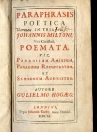 Hog's Latin translation of Milton